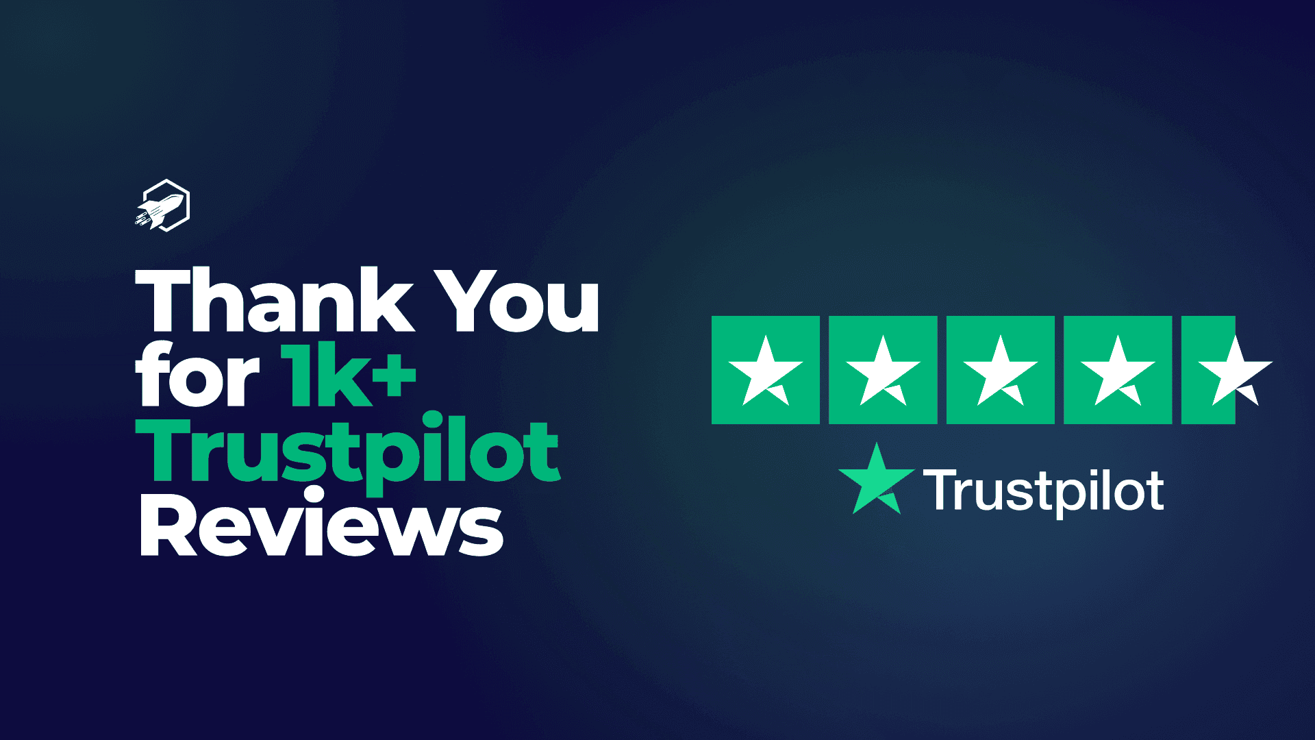 Thank You for 1,000+ Trustpilot Reviews
