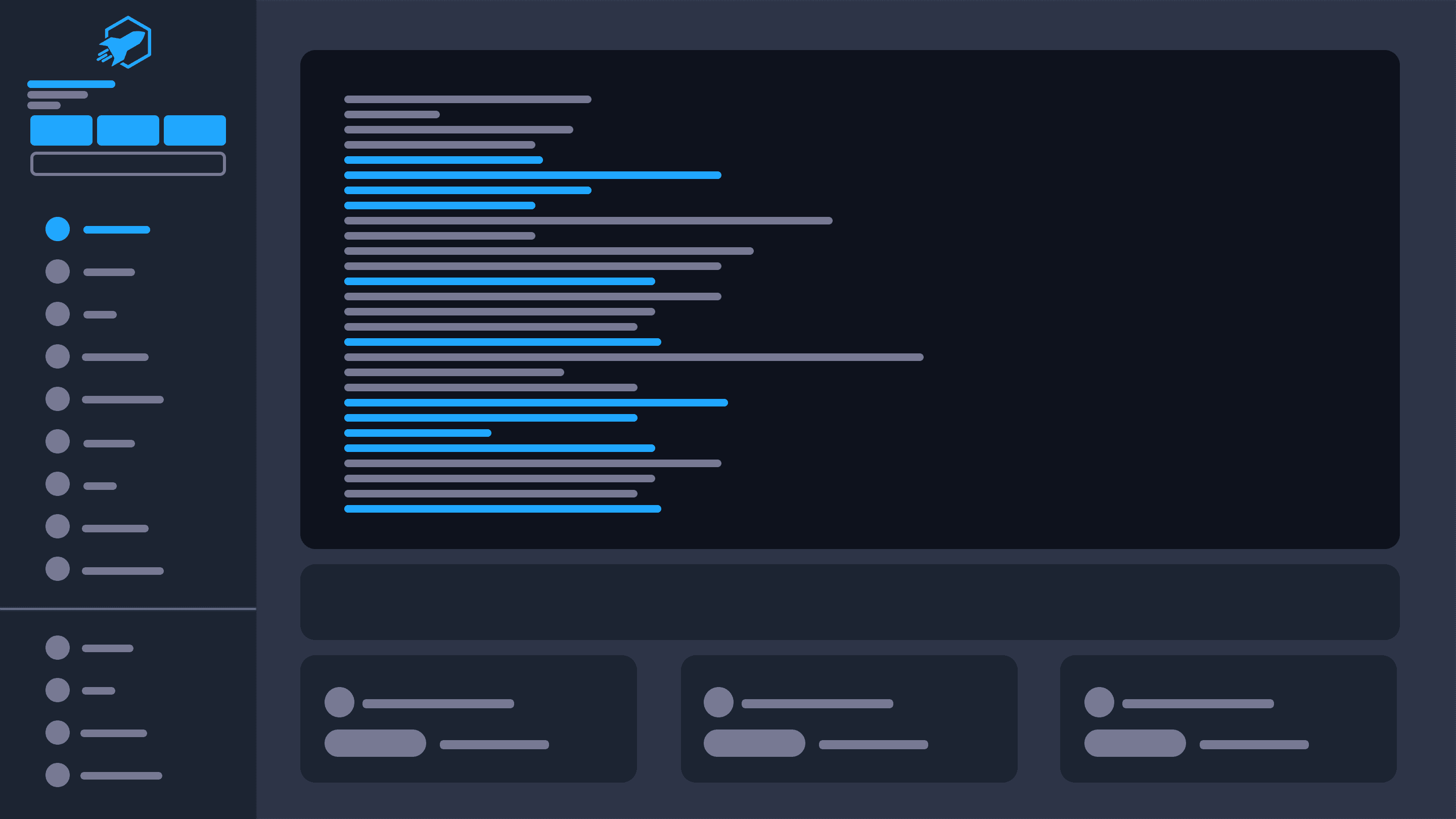 Intuitive Dashboard Panel Illustration