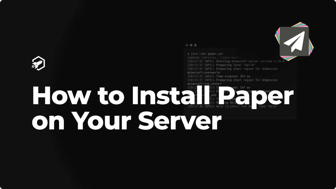 How to Install Paper on Your Minecraft Server