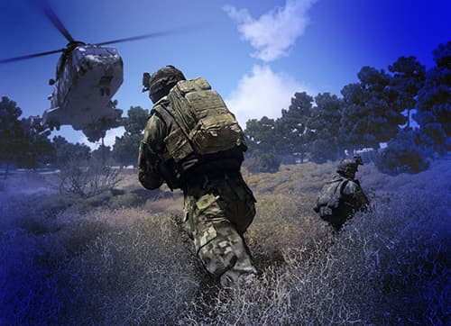 "Arma 3 Multiplayer Illustration"
