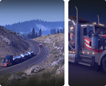 American Truck Simulator Create Your FiveM World Illustration