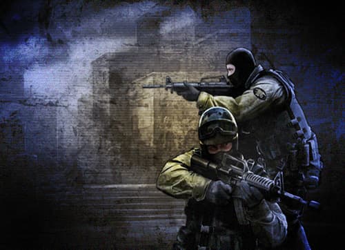 "Counter Strike Source Multiplayer Illustration"