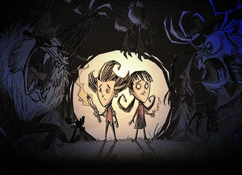 "Don't Starve Together Multiplayer Illustration"