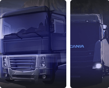 Euro Truck Simulator Drive and Explore Together Illustration