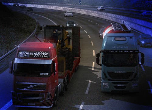 "Euro Truck Simulator Multiplayer Illustration"