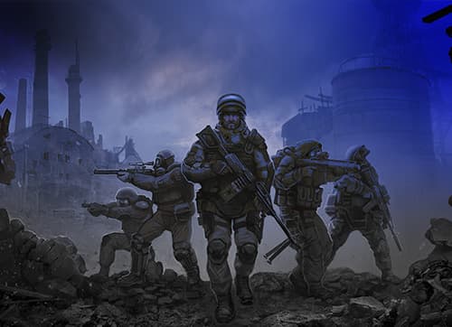 "Squad Multiplayer Illustration"