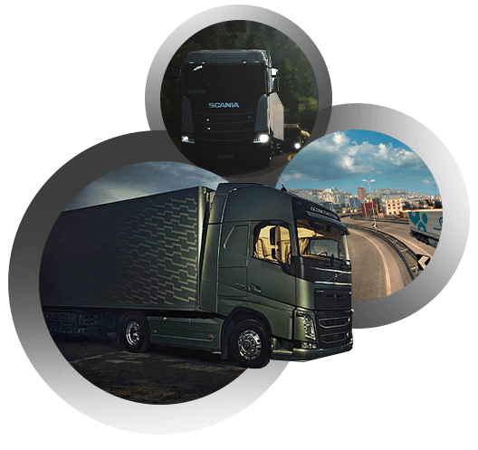 Euro Truck Simulator Hero Illustration